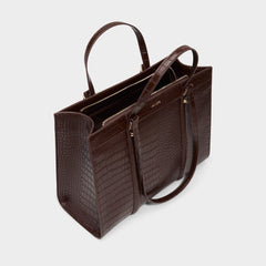 Ninetofivee in Dark Brown - Tote bag