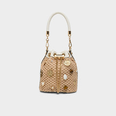 Shellinax in Natural - Bucket bag