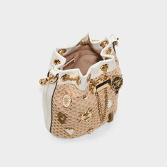 Shellinax in Natural - Bucket bag