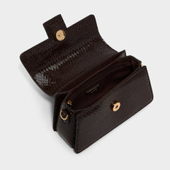 Callunaax in Brown - Top handle bag