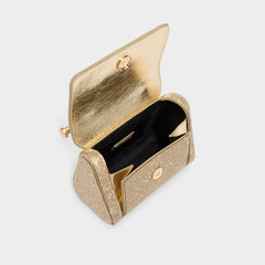 Blingchic Gold Women's Top Handle Bags - Top handle bag