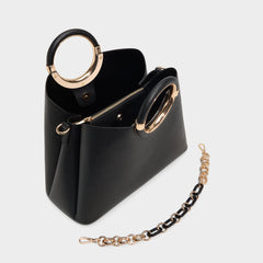 Dovieex Black Women's Top Handle Bags - Satchel bag