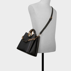 Dovieex Black Women's Top Handle Bags - Satchel bag