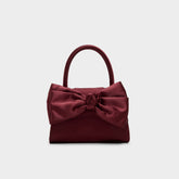 Decadencee in Dark Red - Top handle bag