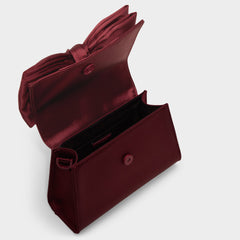 Decadencee in Dark Red - Top handle bag