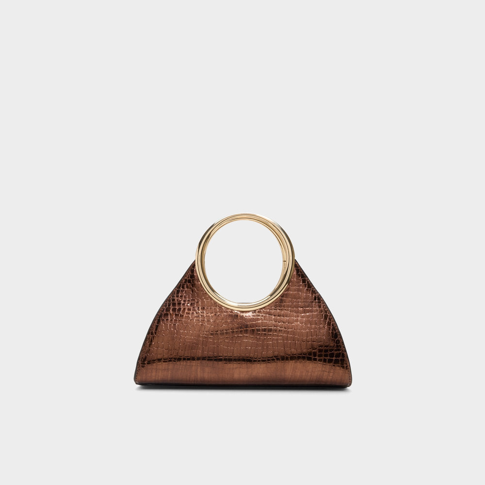 Alayamoonn in Bronze - Top handle bag