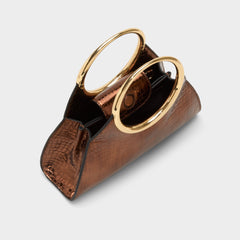 Alayamoonn in Bronze - Top handle bag
