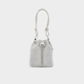 Marvelax Silver Women's Top Handle Bags - Bucket bag