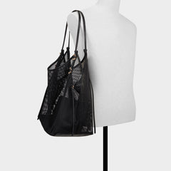 Meshcarry Black Women's Tote & Satchel bags - Hobo bag
