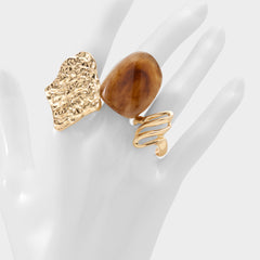 Tortoise in Light Brown - Ring