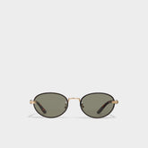 Alicee in Other Brown - Oval sunglasses