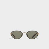 Alicee in Other Brown - Oval sunglasses