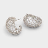 Mairah in Silver Clear Multi - Earrings