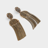 Nightfaller in Grey - Statement earrings