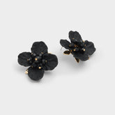 Bamey in Black - Statement earrings
