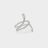 Mirienad in Silver Clear Multi - Ring