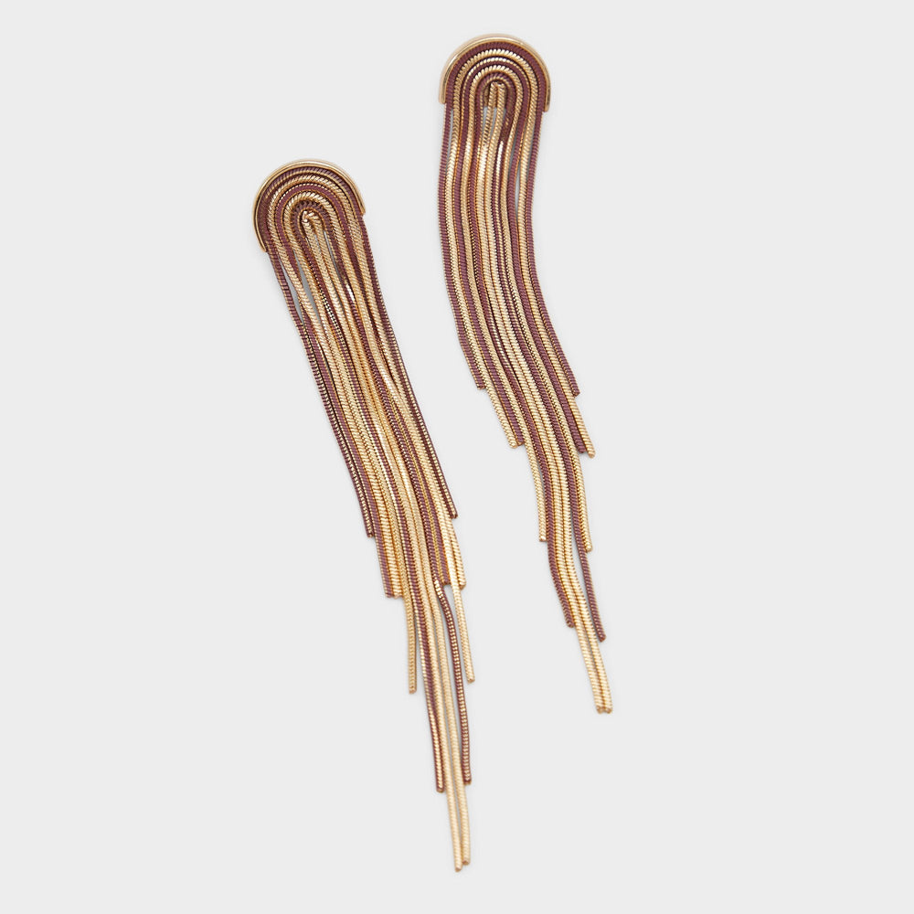 Dalloryn Light Brown Women's Earrings -