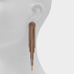 Dalloryn Light Brown Women's Earrings -
