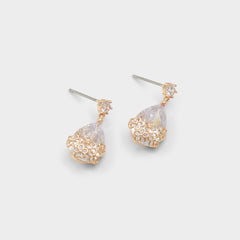 Cutesie Gold/Clear Multi Women's Earrings - Earrings
