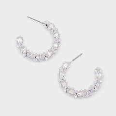 Adedrimar Silver/Clear Multi Women's Cubic Zirconia - Earrings