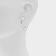 Adedrimar Silver/Clear Multi Women's Cubic Zirconia - Earrings