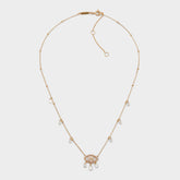 Umiramas Light Blue Women's Cubic Zirconia - Necklace