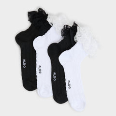 Lacefrills White Women's Socks - Socks