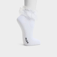 Lacefrills White Women's Socks - Socks