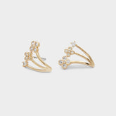 Asieweth Gold/Clear Multi Women's Earrings - Earrings