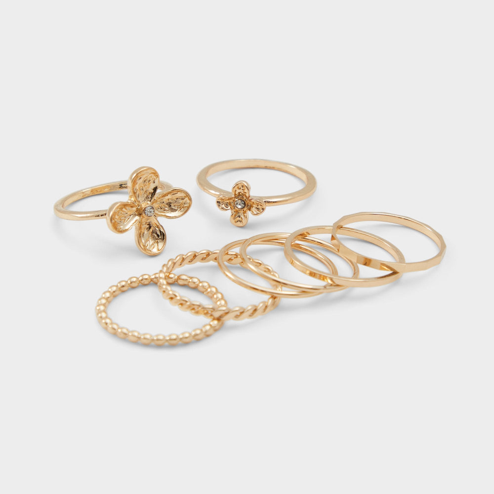 Kiliwiel Gold/Clear Multi Women's Rings - Multi finger rings
