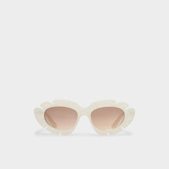 Caumasee White Women's Cat eye - Cat eye sunglasses