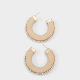 Terraa Beige Women's Earrings -
