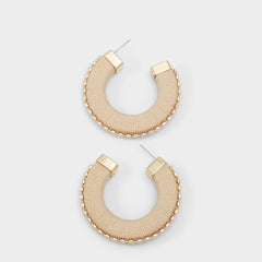 Terraa Beige Women's Earrings -