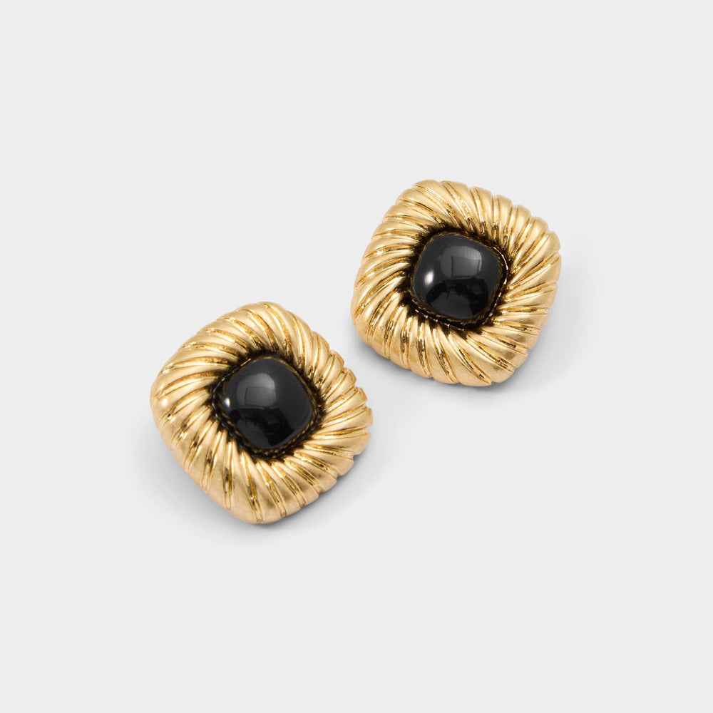Myrage in Black Gold Multi - Statement earrings
