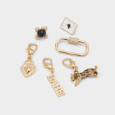 Wildcard in Black Gold Multi - Shoe charms