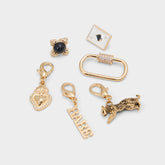 Wildcard in Black Gold Multi - Shoe charms