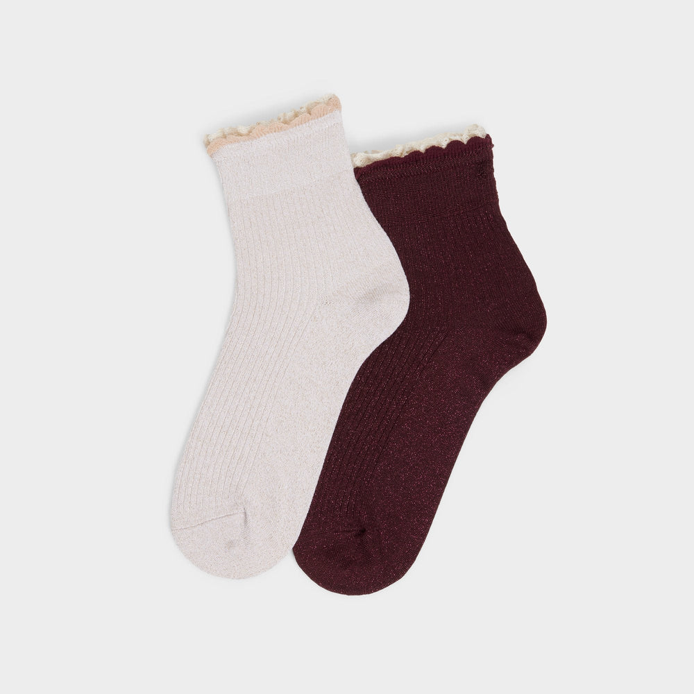 Sparklelace in Bordo - Socks