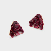 Luccyymini in Bordo - Statement earrings