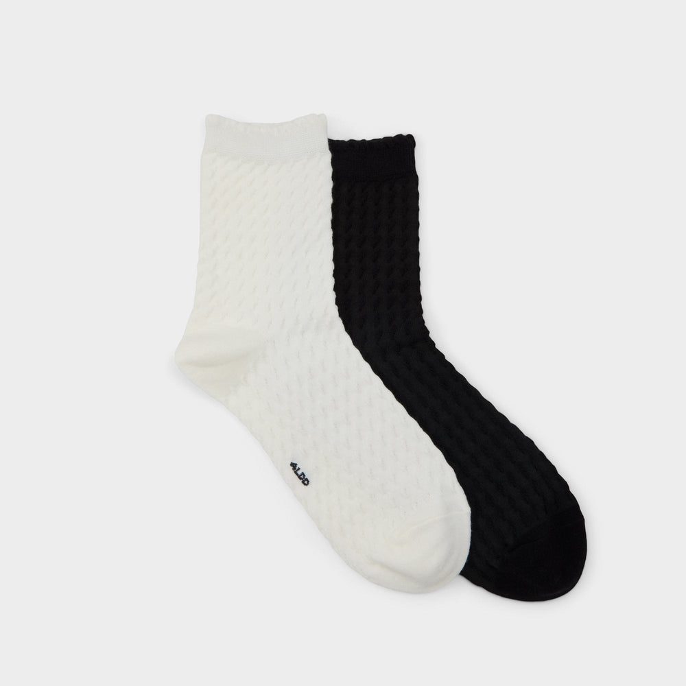 Lacy in Black White - Socks