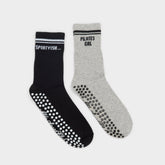 Pilatesclub in Grey - Pilates socks