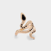 Snakesie in Black Gold Multi - Ring