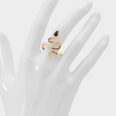 Snakesie in Black Gold Multi - Ring