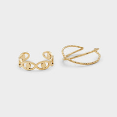 Twisted Gold Women's Stainless Steel - Toe ring