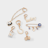 Fortunes Blue Women's Shoe Charms & Laces - Shoe charms