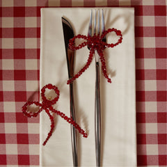 Tinsla in Bordo - Statement earrings