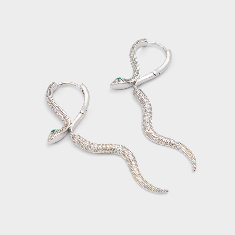 Slytheria in Silver Clear Multi - Earrings