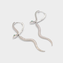 Slytheria in Silver Clear Multi - Earrings