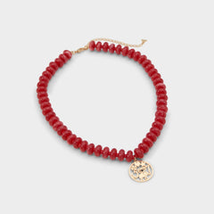 Myluckycharm in Red - Pendant necklace