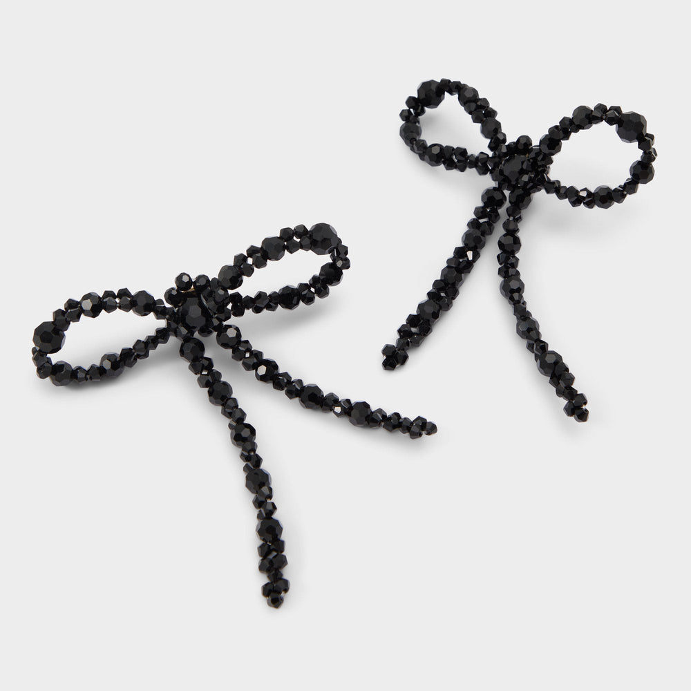 Tinsla in Black - Statement earrings