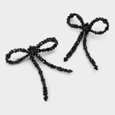 Tinsla in Black - Statement earrings